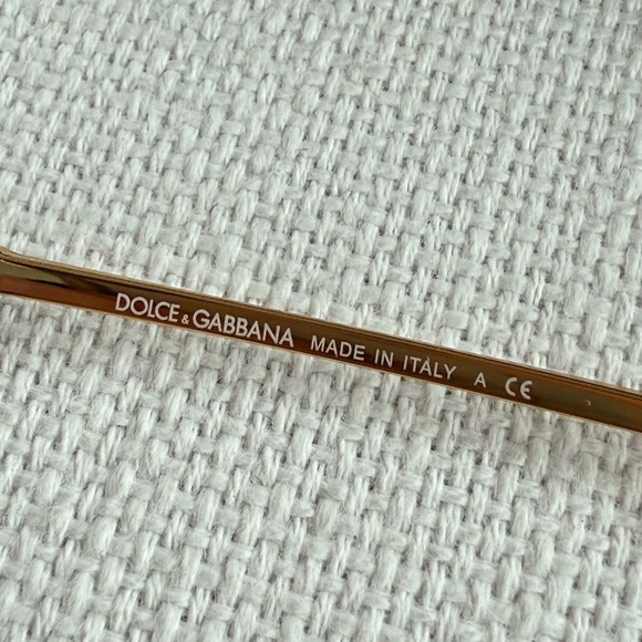 Dolce & Gabbana Brown Aviator Sunglasses DG 2075 034/13 63x13 135 - Picture 7 of 8